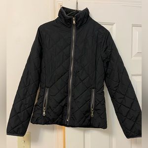 Black puffer jacket!